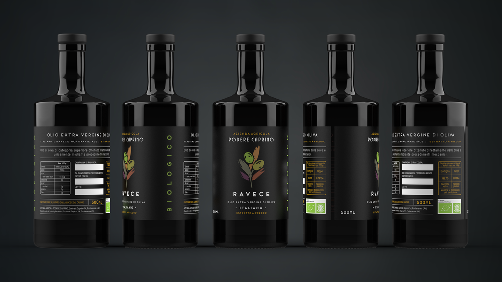 Offerta per Confezione di 6 bottiglie 500ml - Olio extravergine Ravece Monovarietale - Biologico