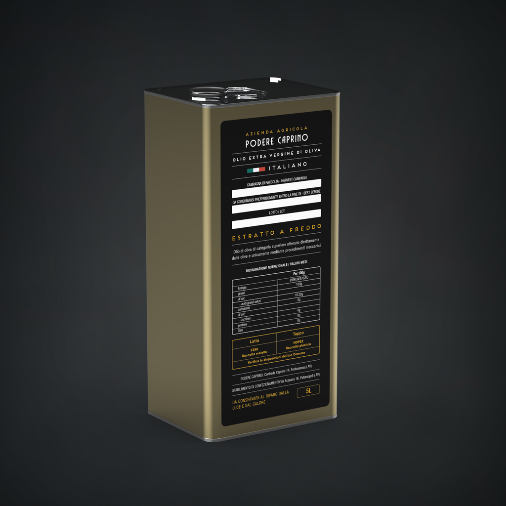 5 Litri - Lattina Olio Extravergine di Oliva